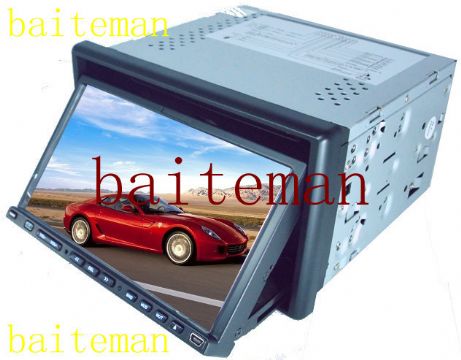 Double-Din Car Dvd Player With Gps And Touch Screen